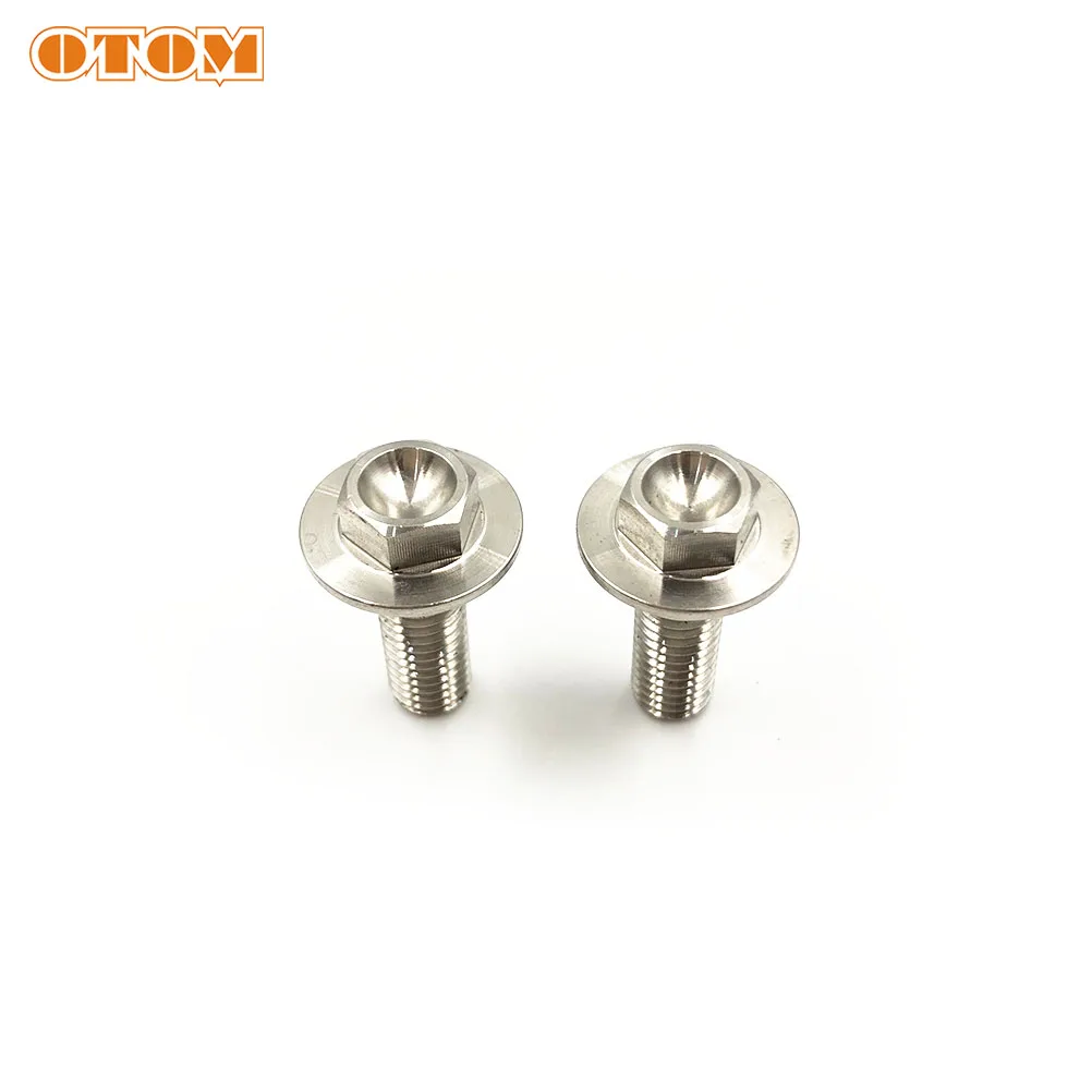 OTOM Motorcycle Stainless Steel Seat Cushion Bolts Flange Hex Head Screw Standard Nut Cover For KAWASAKI KX250F KX450F 2017-2019 |