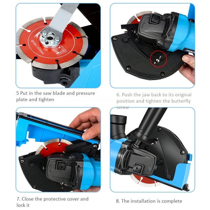 

Universal Surface Cutting Dust Shroud for Angle Grinder 4 Inch to 5 Inch Dust Collector Attachment Cover Tool New