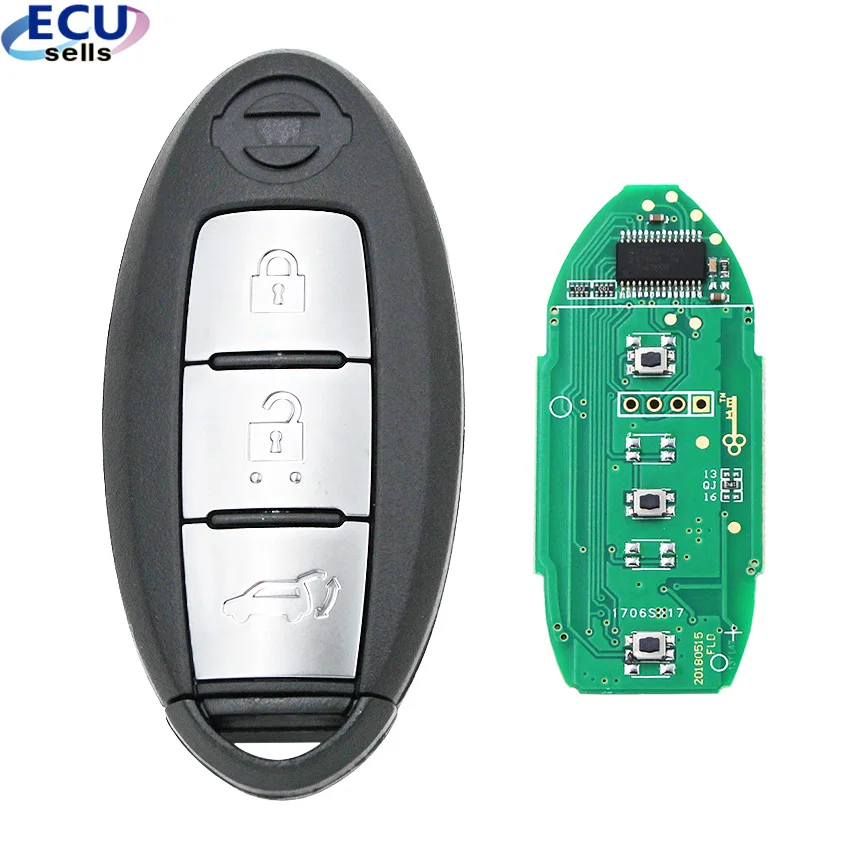 3B Интеллектуальный Автомобильный ключ дистанционного управления для NISSAN Qashqai X