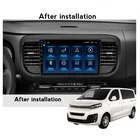 Авторадио для Citroen Jumpy 3 SpaceTourer 2016 2017 2018 2019 2020 2021 Автомобильный мультимедийный видеоплеер GPS Android 10 No 2 din dvd