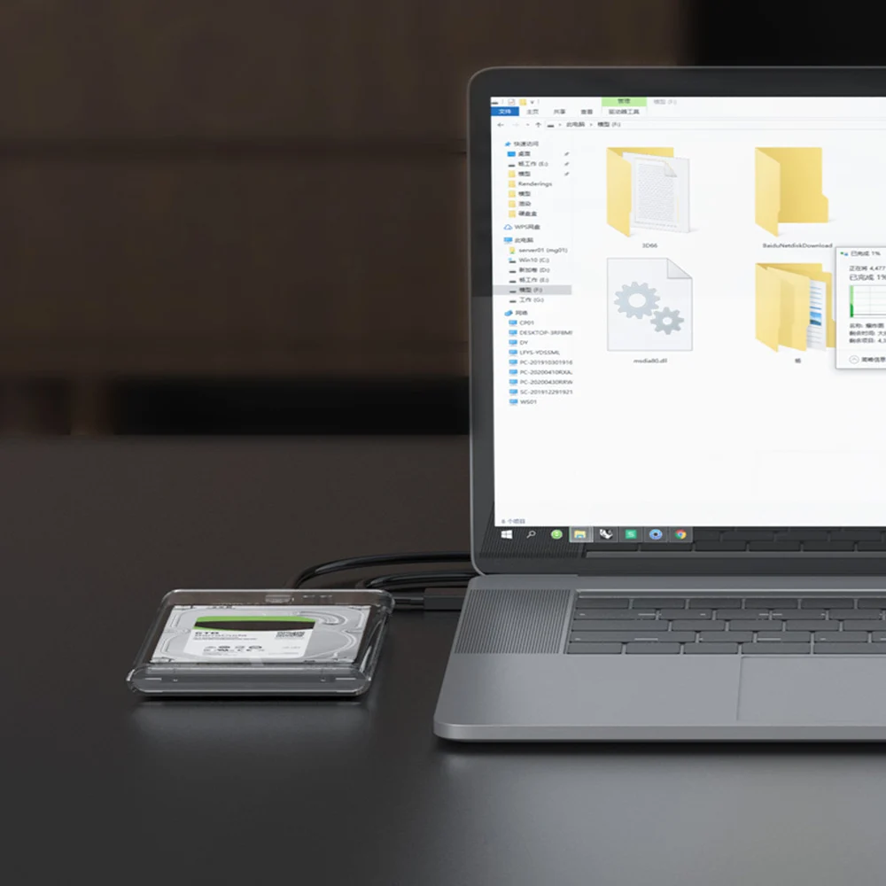 Прозрачный чехол Eunaimee для жесткого диска USB 3 1 UASP Type C на Sata 0 корпус 2 5 дюйма|Сумки и
