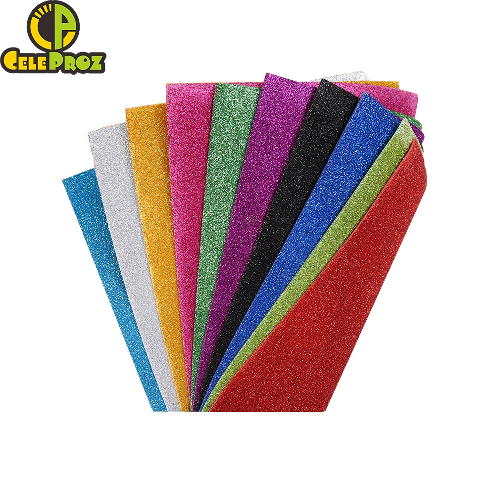 2 шт. блестящие бумажные листы 20 см * 30 блестящая золотая поролоновая бумага