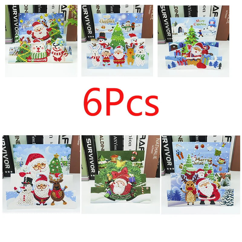 Трехмерная мозаика поздравительная открытка Рождество День рождения Хэллоуин