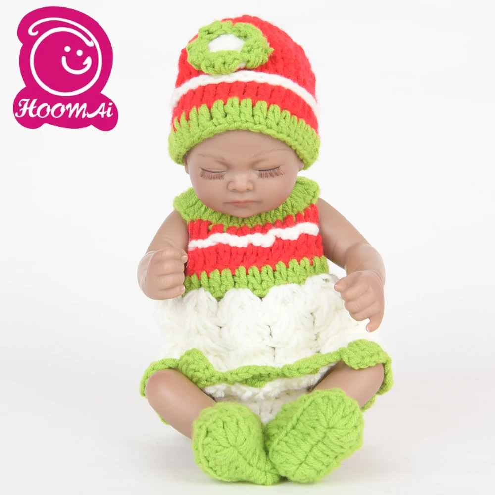 Реалистичные куклы Новорожденные 25 см полностью силиконовая Спящая кукла