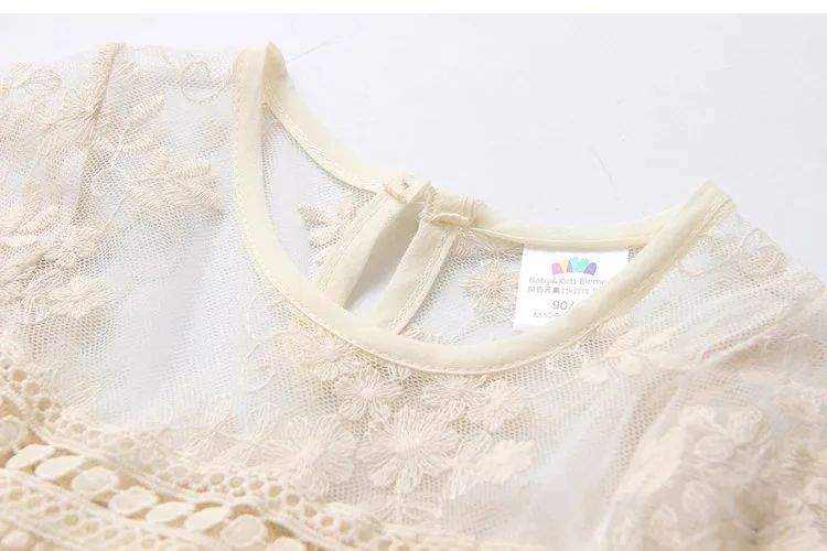 2019 г. Платья для девочек модные сетчатые дизайнерские белые детские платья