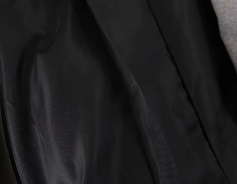 

Casual Loose Long Woolen Overcoat Women Winter Autumn One Button Trench Coat Pockets Solid Color Wool Blends Coat XZ2216