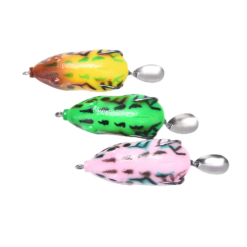 

Bait Sequin Simulation Fake Bait Thunder Frog Road Sub-bait Sequin Floating Black Fish Specialize In Killing New Single Hook