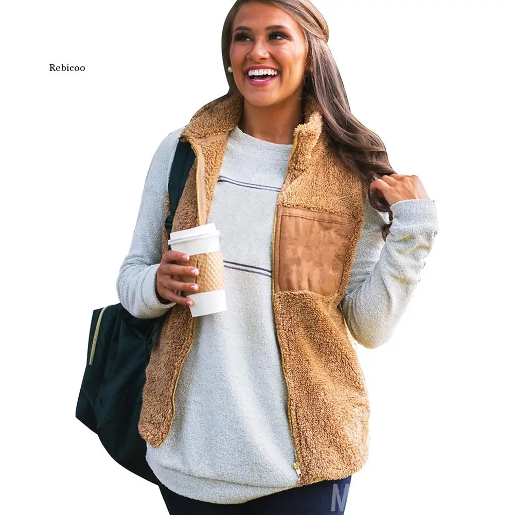 

New Vest Women Slim Sleeveless Waistcoat Winter Vest Female Jacket Coat Women's Windproof Warm Waistcoat