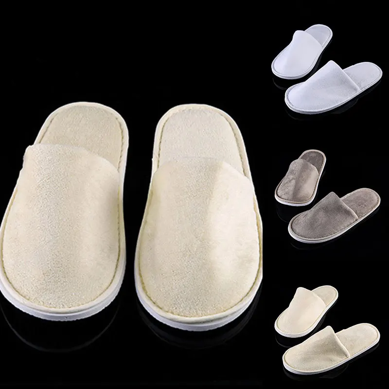 

NEW Hotel Star Hotel Disposable Slipper Non-slip Ventilation Eva Travel Hotel Indoor Guest Slippers White Shoes