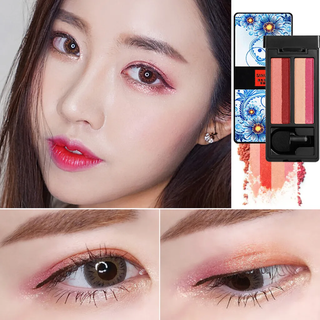 Мерцающие Металлические тени для век Великолепные Блестящие и жемчужные