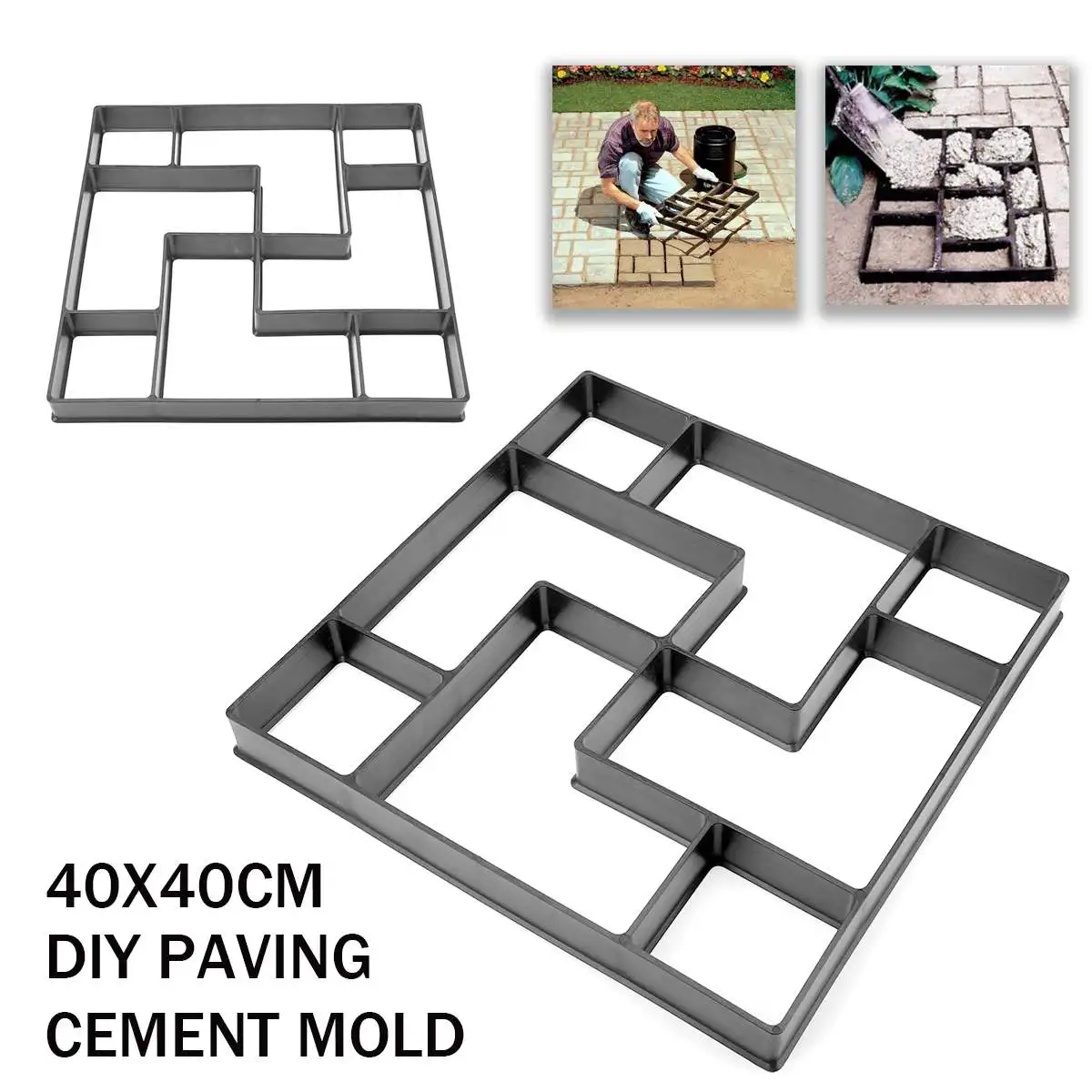 Пластиковая форма сделай сам для создания дорожек сада каменной дороги