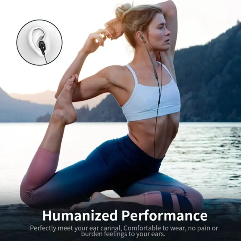 

3.5mm Jack In Ear Earphones Smart Phones Quad Core HIFI Bass Stereo Earbuds With Microphone For Samsung Huawei Xiaomi PC Tablet