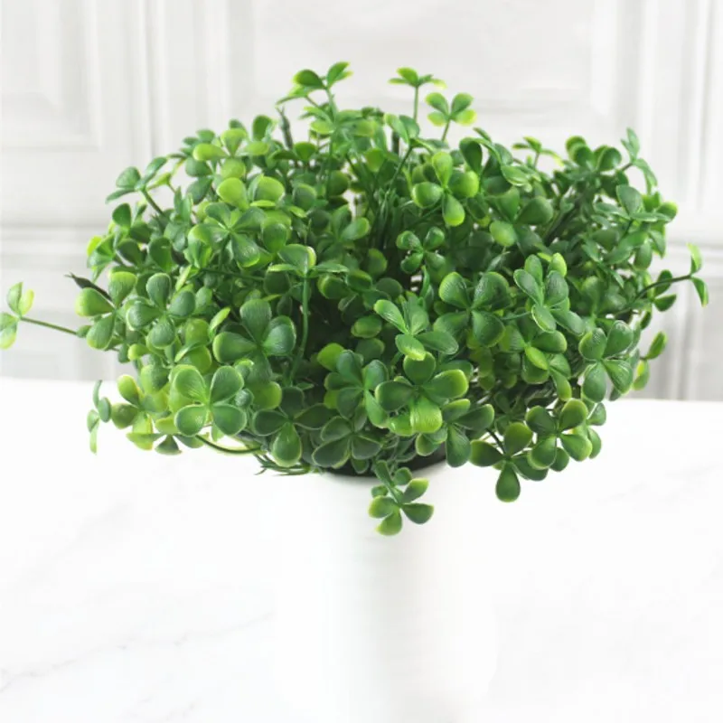 Artificial Eucalyptus Grass and Ferns Fake Flower Plant - Home Decoration Table Decors for Wedding and More! image 3