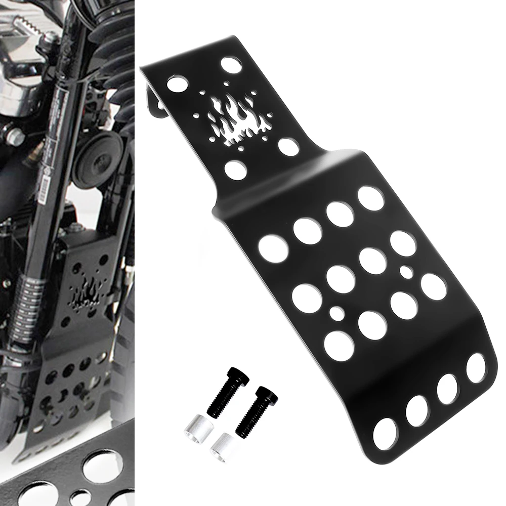 Противоскользящая пластина для мотоциклетного двигателя защита шасси Harley Sportster