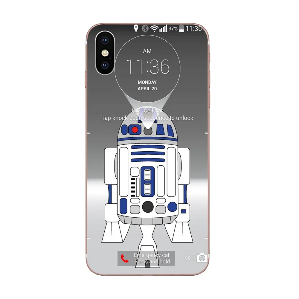 ТПУ чехлы для телефонов новые Звездные войны R2 D2 Galaxy Alpha Note 10 Pro A10 A20 A20E A30 A40 A50 A60 A70