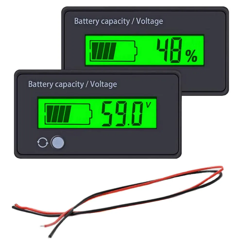 Battery meter. Тестер 48. Battery capacity indicator как запрограммировать.