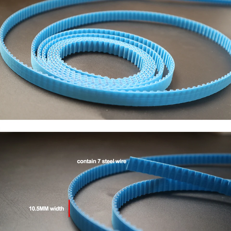 High Quality Smart Home Rubber Belt for Dooya Electronic Curtain Track rails Pole Aqara Curtain Accessories 10.5MM Width