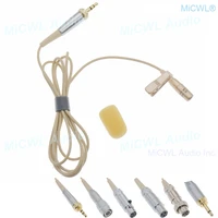 best quality cardioid tie clip lavalier microphone for sennheiser shure mipro akg wireless beige lapel microphones cm90s