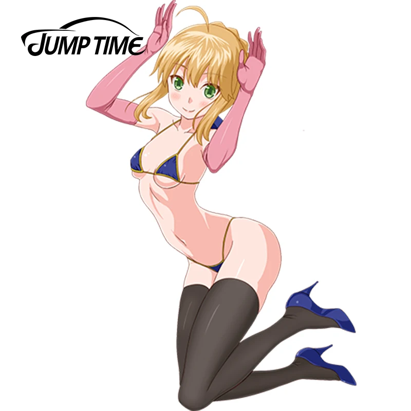 Виниловая наклейка JumpTime для автомобиля 13 см х 8 5