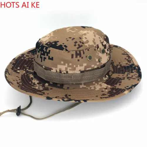 

Mens Womens Sun Hat Unisex Bucket Hats Boonie Hunting Fishing Outdoor Wide Brim Safari Camo Sun Cap Sunhat