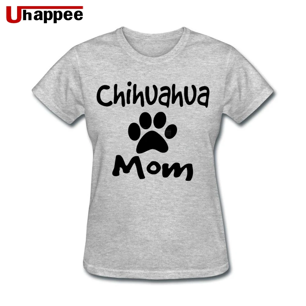 Футболки для мамы собаки чихуахуа женские повседневные футболки с коротким
