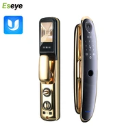 eseye smart door lock password automatic fingerprint lock household zinc alloy remote intelligent lock usmart go app door lock