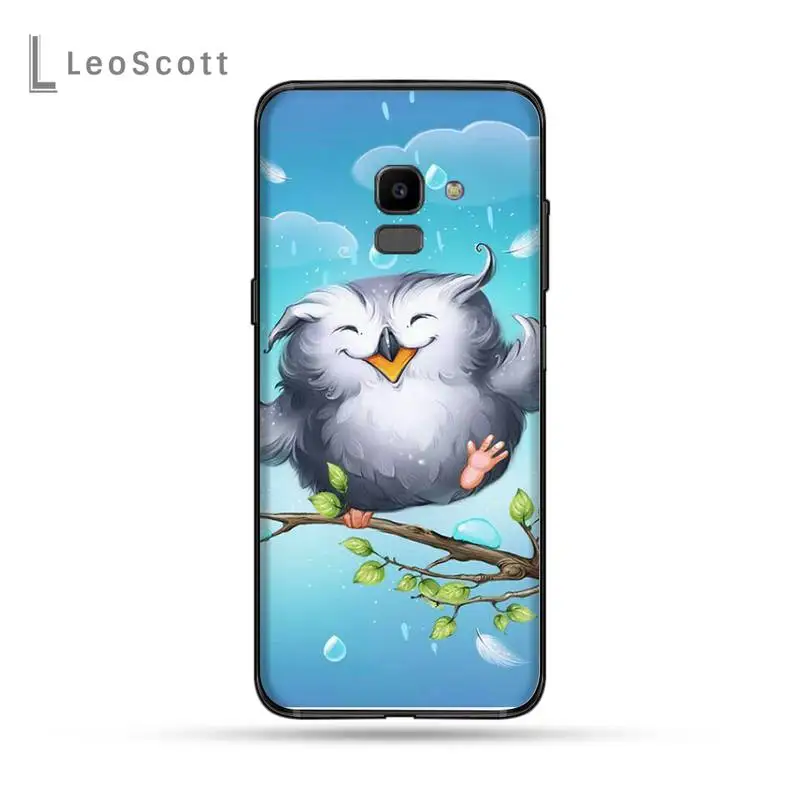 

Cute Owl Lover Cartoon Phone Case For Samsung Galaxy J2 J4 J5 J6 J7 J8 2016 2017 2018 Prime Pro plus Neo duo