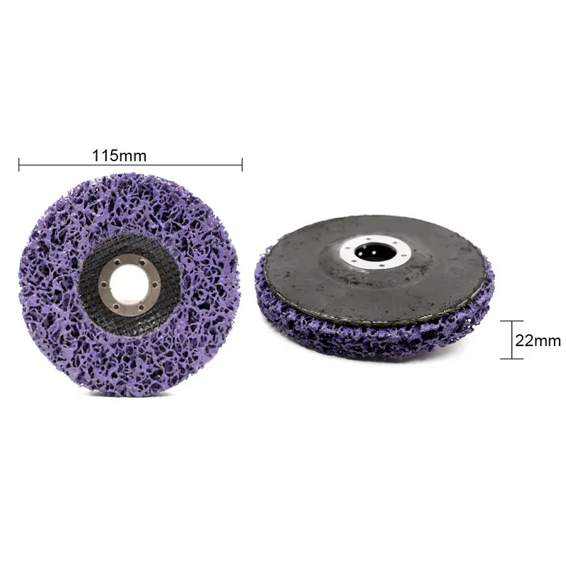 

110/115/125mm Poly Strip Disc Abrasive Wheel Paint Rust Remover Clean Grinding Wheels for Motorcycles Durable Angle Grinder Car