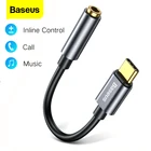 Переходник Baseus для наушников с USB Type-C на 3,5 мм