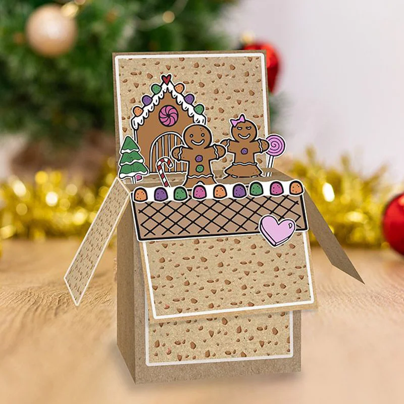 Милые металлические штампы и прозрачные в виде леденцов для творчества