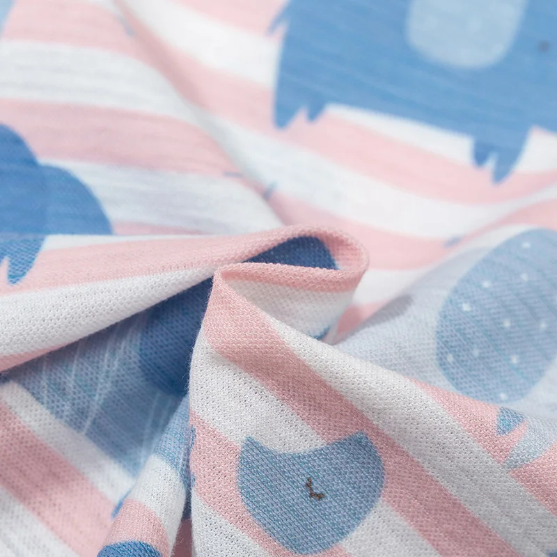 

Cartoon Elephant Printed Rompers for Baby Summer Newborn Baby Short-sleeved Jumpsuits Cotton One-piece Clothing for Babies