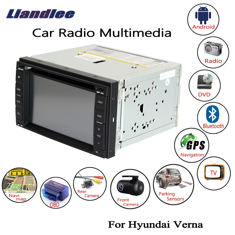 

2din For Hyundai Verna 2005~2011 Car Android Multimedia DVD Player GPS Navigation DSP Stereo Radio Video Audio Head Unit System
