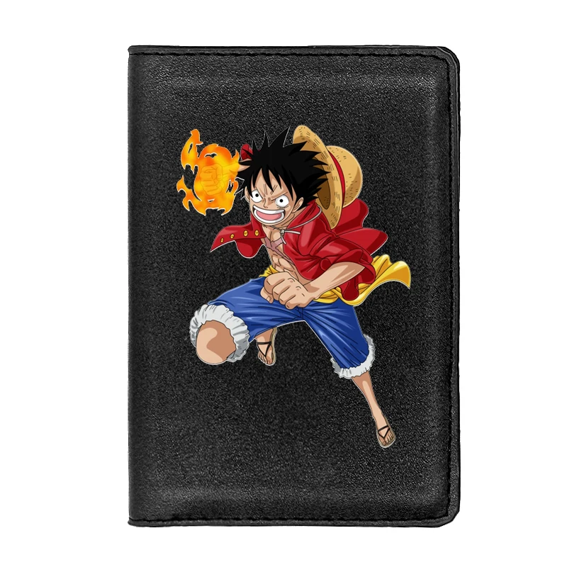 

Персональная обезьянка D. Luffy цельный Обложка для паспорта для мужчин женщин кожаный тонкий держатель для удостоверения личности для путеше...