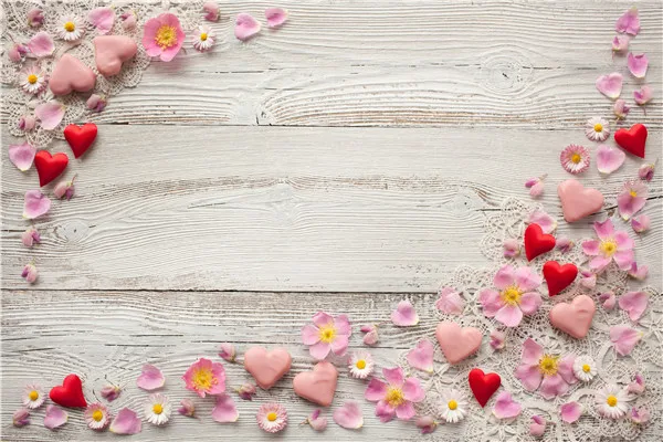 

ZHISUXI Vinyl Custom Valentine day Photography Backdrops Prop Floral Rose Wooden Photo Studio Background F191217-1656
