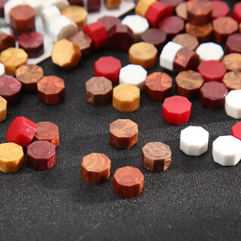 100 шт. восьмиугольный декоративный конверт в стиле ретро|Штампики| |