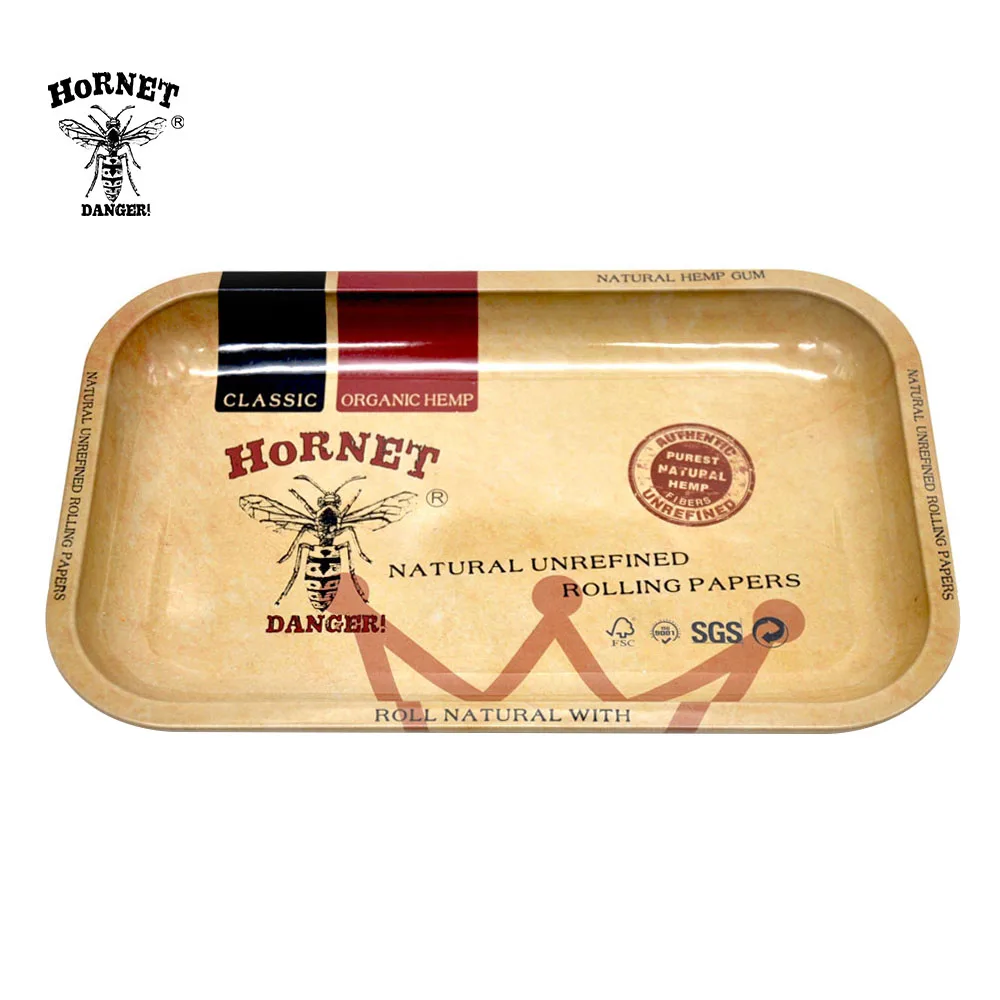 HORNET Tobacco Rolling Tray 27.5cm*17.5cm*2.3cm Handroller Accessories Rolling Trays Rolling Tools Tobacco Smoking Storage Tray
