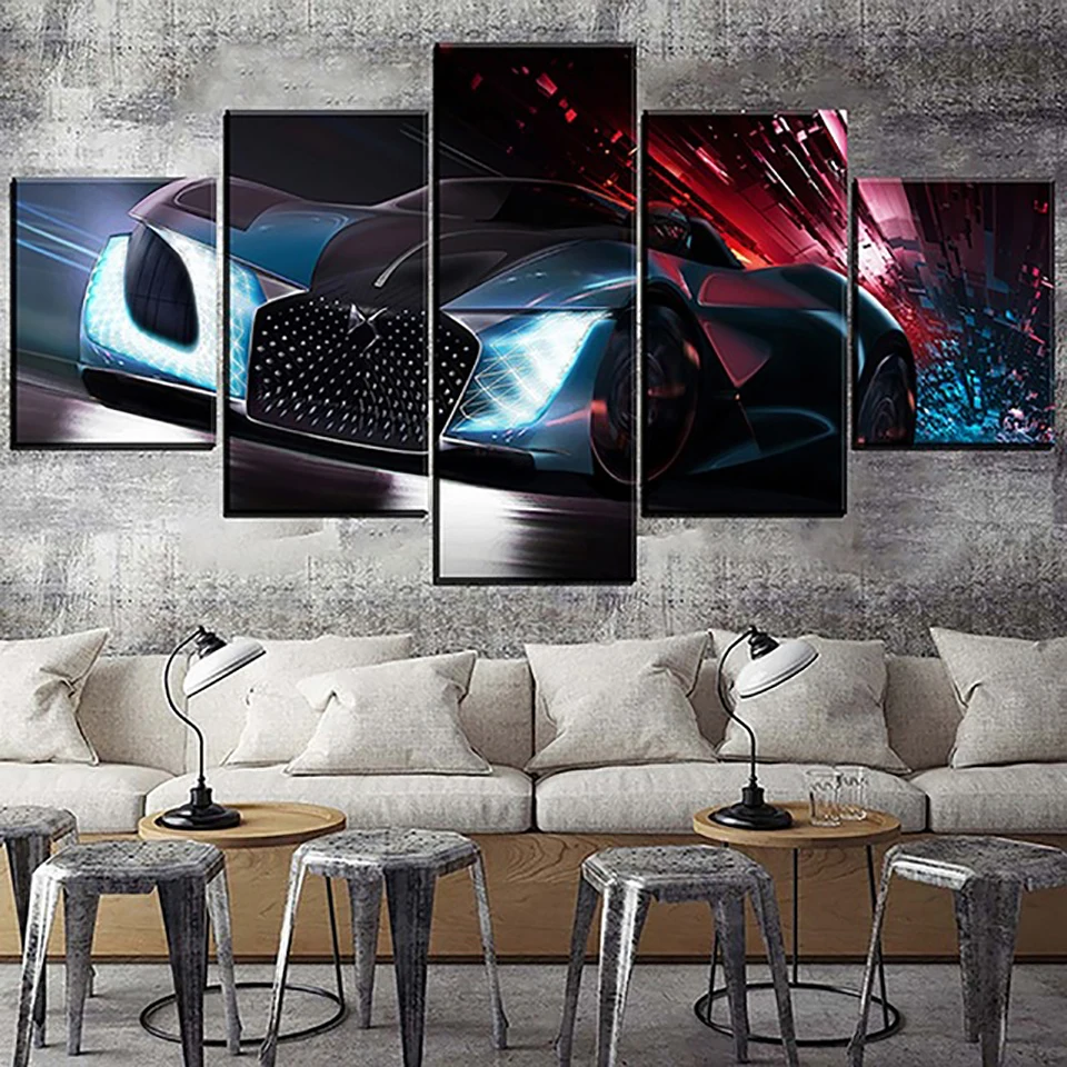 Холст напечатанный плакат для дома декоративный 5 штук концепция одежды с