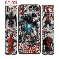marvel avengers superhero for samsung a91 a72 a71 a52 a51 a42 a41 a32 a31 a22 a21s a12 a11 a03 a02s a01 4g 5g phone case