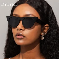 dytymj 2022 vintage cat eye sunglasses women oversized eyeglasses women retro black luxury glasses womenmen goggle oculos uv400