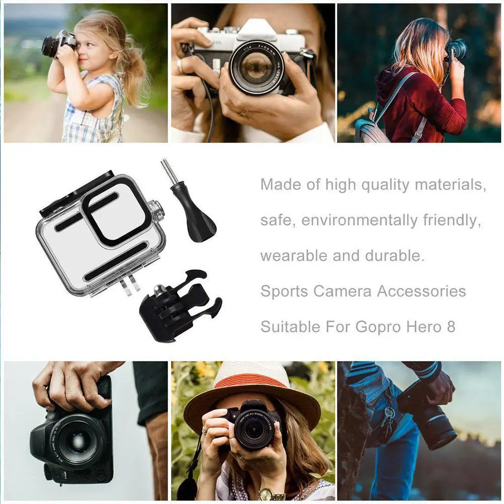 Водонепроницаемый чехол для камеры Gopro Hero 8 7 Black подводная камера дайвинга GoPro