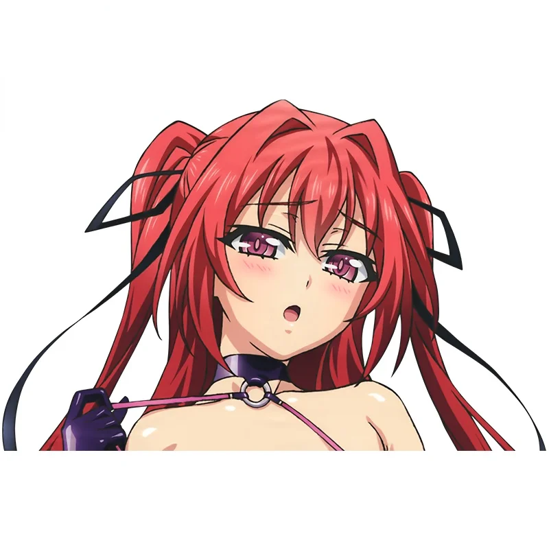 

Fashion Hinmai Maou No Testament Naruse Mio Windshield Car Sticker RV Occlusion Scratch VAN Surfboard Decal KK13*8cm