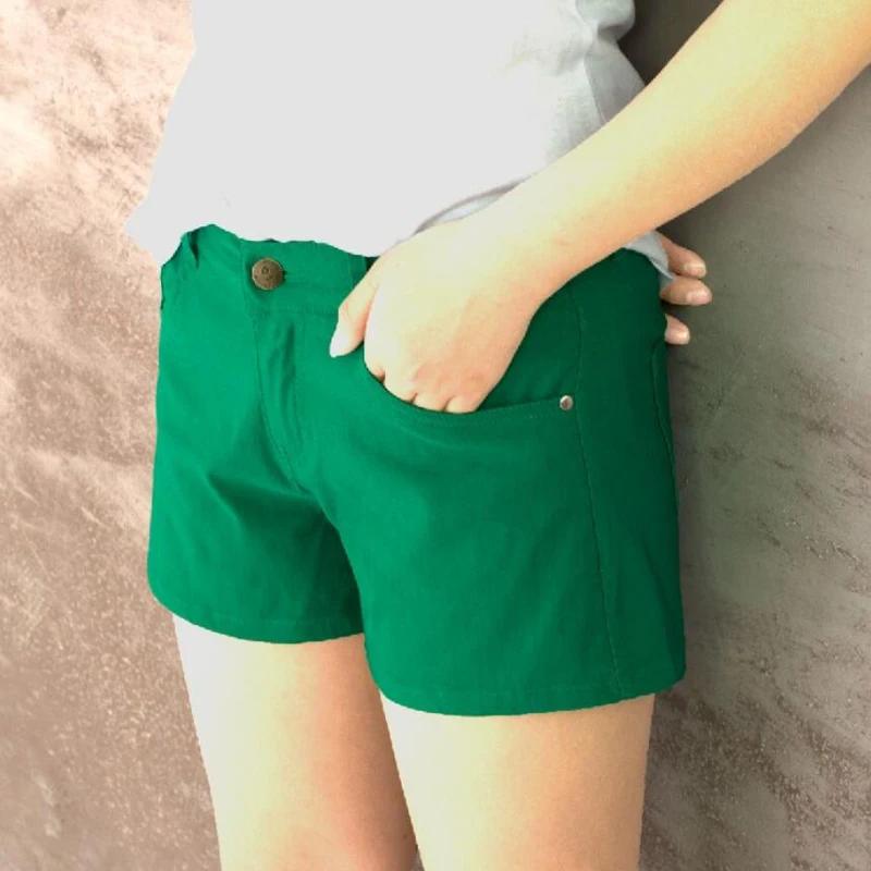 Женские джинсовые шорты 2019 женские хлопковые карамельных цветов короткие джинсы