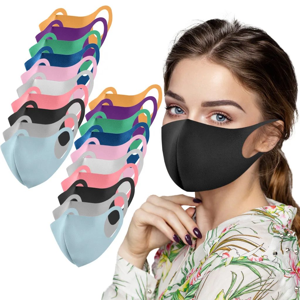 В наличии многоразовая Маска Kawaii Mascarillas Карнавальная Аниме Косплей черная