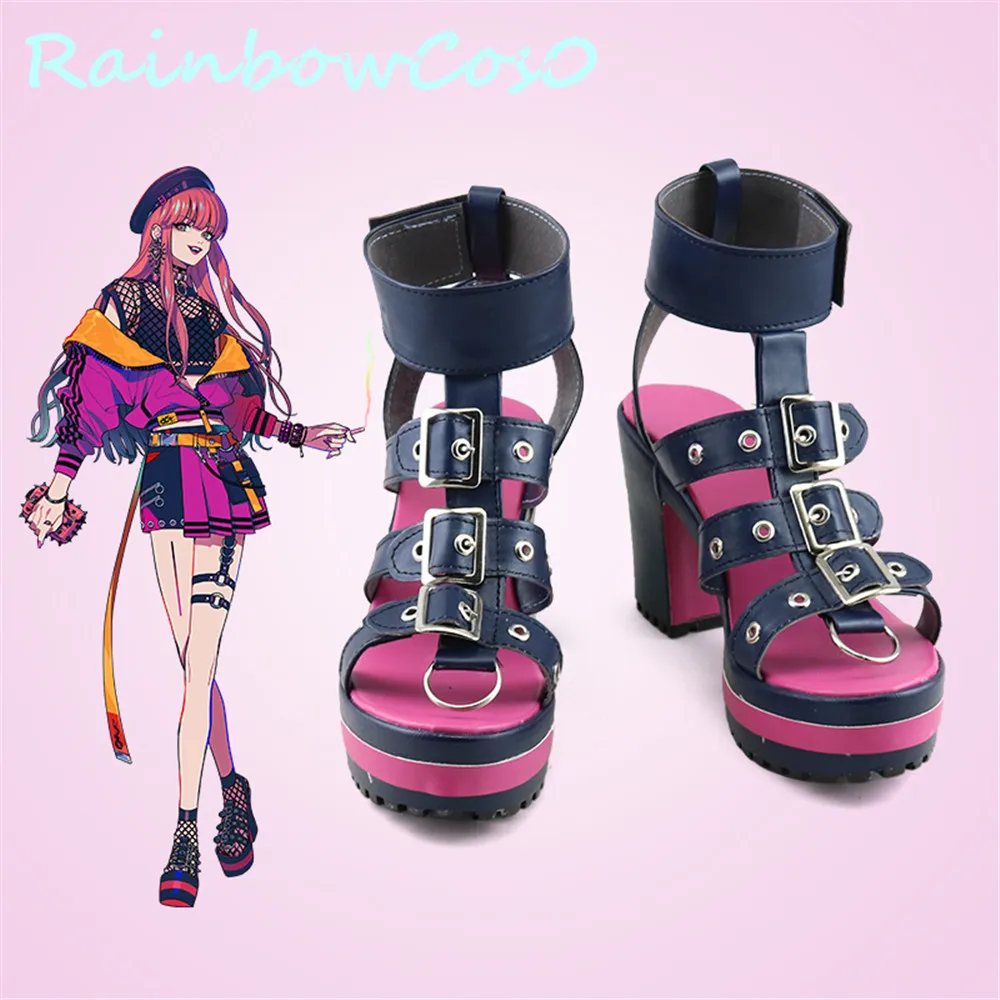 Бесплатная доставка обувь для косплея RainbowCos0 парадокс живая Анна Фолкнер сапоги