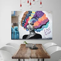 banksy colorful abstract portrait canvas poster nordic minimalist wall art print painting decoration picture home decor