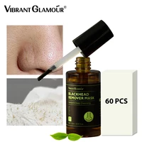 vibrant glamor herbal blackhead nose patch 60 sheets of paper to clean the pores exfoliate and acne layer cleansing mask
