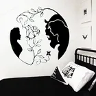 Красота и чудовище, виниловая фотография, любовь, Декор для дома, роза, наклейка на стену, винил JH388