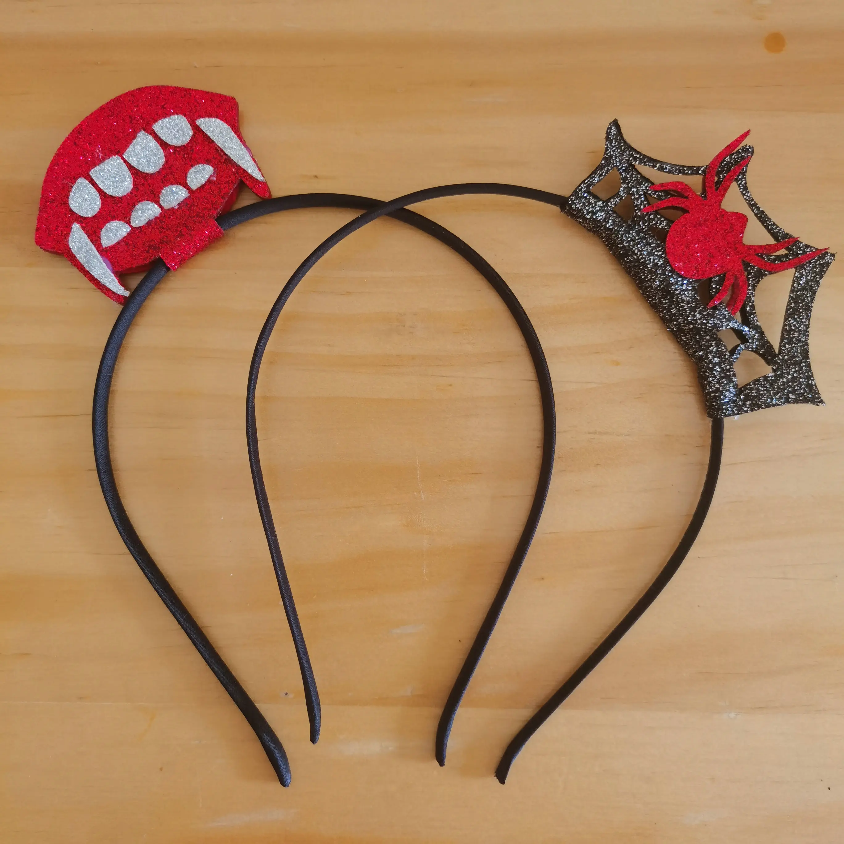 

8pcs Head Band Hair Accessories Halloween Party Vampire Spider Net Home Decoration For Children Room Supplies Decor