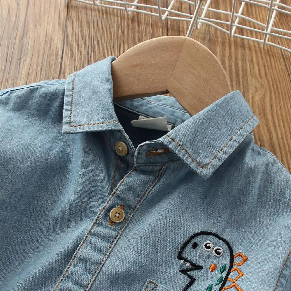 Детская одежда для маленьких мальчиков с отложным воротник со стойкой цвет одно