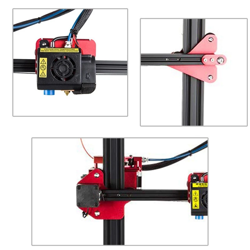 

5Pcs Creality 3D Extruder Back Plate X Motor Front & Back Plate Z-Axis 2.5mm & 3.0mm Passive Plate Kit for CR-10S PRO